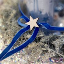 položky Dekoratívna stuha Zamatová stuha modrá 10mm 20m