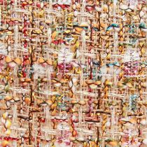 položky Ozdobná stuha bižutérna stuha farebný trblietavý patchwork š70mm d5m