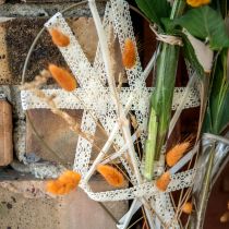 položky Čipkovaná stuha krémová háčkovaná stuha ozdobná stuha Š18 mm D20 m