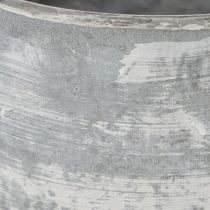 položky Dekoratívna kovová miska, oválna, sivá, D 22,5/19,5/16 cm, sada 3 kusov