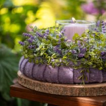 položky Plstená stuha fialová 15cm 5m