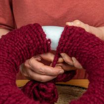 položky Plsťová šnúrka Mirabell 25m tmavočervená