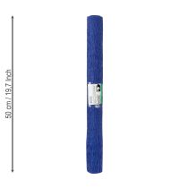 položky Krepový papier na kvetinárstvo tmavomodrý 50x250cm