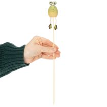 položky Záhradné kolíky v tvare žaby na zdobenie kvetináčov na jar alebo v lete, 34 cm, 6 kusov