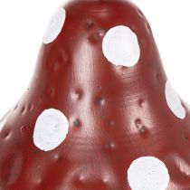 položky Kovové závesné kŕmidlo, dizajn muchotrávky, červené a biele, 25,5 cm