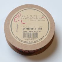 položky Darčeková stuha s kvetinovým vzorom na hravé darčeky a tvorivé diela, šírka 2,5 cm, dĺžka 15 m