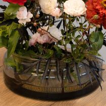 položky Sklenená misa plávajúca misa dekoratívna sklenená misa Ø24cm V10cm