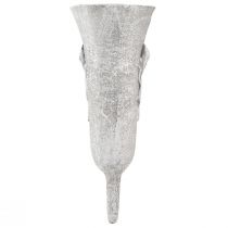 položky Náhrobná váza sivá váza na nalepenie s motívom kala V32,5cm