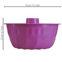 položky Forma na tortu Bundt, kovová, ozdobná forma na tortu, fialová, Ø23cm, V12cm