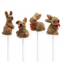 položky Veľkonočné zajačiky na drôte, triedené, 5cm - 7cm 20ks