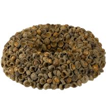 položky Prírodný veniec, jesenná dekorácia, žalude, veniec na dvere, veniec na stenu, DIY, Ø30cm