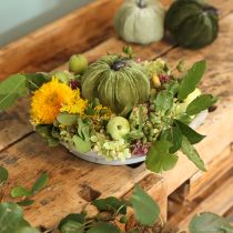 položky Jesenná dekorácia tekvica svetlozelená zelená tmavozelená Ø13cm 3 ks