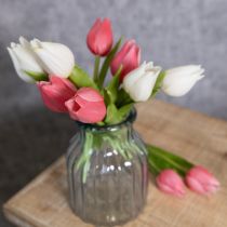 položky Vysokokvalitný tulipánový kvet ako realistická replika do stolových váz, 21 cm, 6 kusov