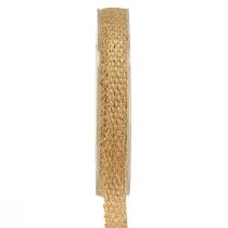 položky Jutová stuha Rustikálna ozdobná stuha Juta Natural Gold 12mm 10m