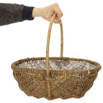 položky Zemiakový košík 43/33/23 cm s alobalom, prírodný, sada 3 kusov.