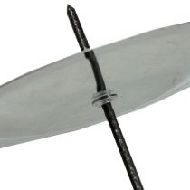 položky Svietnik s hrotom, strieborný 6 cm, 36 kusov