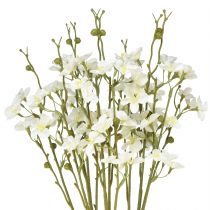položky Vetvy čerešňových kvetov Umelé čerešňové kvety biele 75cm 3ks
