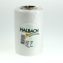 položky Biela stuha na veniec 150 mm 25 m