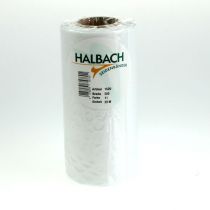 položky Biela stuha na veniec, šírka 200 mm, rolka 25 m, smútočná stuha, mašľová stuha, ozdobná stuha na pohrebné kvety a príležitosti