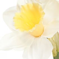 položky Umelé narcisy hodvábne kvety biely narcis 40cm 3 ks