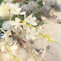 položky Umelé orchidey Biely kvet Ø3,5–5 cm D38 cm 2 ks