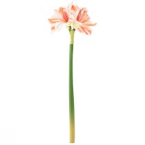 položky Umelá rytierska hviezda Umelé kvety Biela Červená Oranžová Amaryllis 40cm 3ks