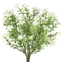 položky Umelé kvety biele Kytica umelých kvetov ľadová rastlina biela 26cm