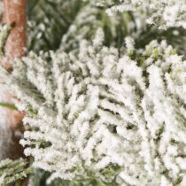 položky Umelá jedľa na plechu snehová zimná dekorácia 35x115cm