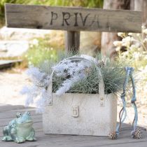 položky Kovová taška, moderná a príjemná atmosféra na vnútorné aj vonkajšie použitie, 28 cm