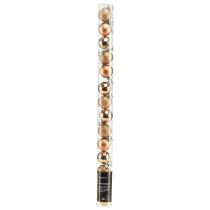 položky Mini gule na vianočný stromček bronzové odolné proti rozbitiu Ø3cm V3,5cm 14ks