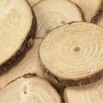 položky Mini drevené kotúče ozdobné kotúče na stromček prírodné Ø3-6cm 600g