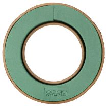položky OASIS® Biolit® kvetinový penový zelený prsteňový veniec 32cm 2 ks