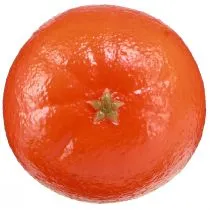 položky Realistické umelé pomarančové dekoratívne ovocie Citrus Reticulata Ø8 cm 4-dielna sada – ideálne na letné a vianočné dekorácie