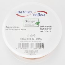 položky Organzová stuha, bavlnené kvety, ozdobná stuha, ružová, 40 mm, 15 m