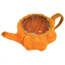 položky Dekorácia na kvetináč s tekvicou oranžovo-žltozelená Ø19cm V12cm