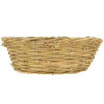 položky Okrúhly kvetináč, dekorácia z prírodného viniča, Ø35cm V12cm