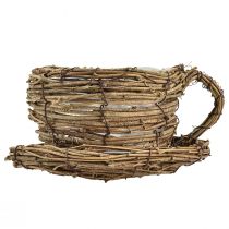 položky Kvetináč s tanierikom, kvetináč viniča, prírodný Ø19cm V9cm