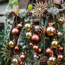 položky Plastová guľa zlatá malá Ø14cm 1 kus