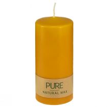 položky PURE stĺpová sviečka žltá medová Sviečky Wenzel 130/60mm