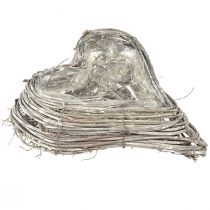 položky Ratanové srdce rastlina srdce ratan vinič prírodná biela 20x24cm