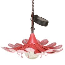 položky Solárne LED kvetinové záhradné svetlo LED kovové ružové Ø30cm