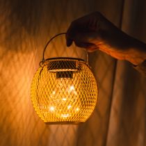 položky Solárny LED lampáš pre atmosférické záhradné osvetlenie v atraktívnom kovovom dizajne, 12 cm