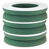 položky OASIS® Veniec z kvetinovej peny zelený, V3cm Ø25cm, 6 ks