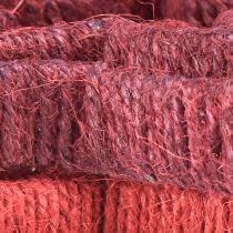 položky Hviezda na stojan vianočná dekorácia jutová červená 13/18cm 4ks