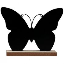 položky Stolová dekorácia drevená dekorácia motýľ čierny prírodný 12cm 6ks