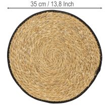 položky Prestieranie na stôl, prestieranie z tŕstia, okrúhle, Ø35cm, 4 kusy