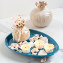 položky Kovová misa na stôl, elegantná a funkčná dekorácia do obytných priestorov, 28 cm