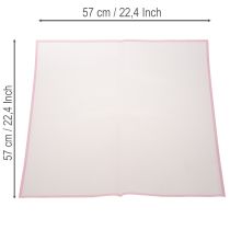 Článok Transmatt ružová vlhkoodolná kvetinárska fólia 57 cm, strihaná na mieru na kytice, 20 ks