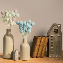 položky Sušené kvety Craspedia, dekoratívna kytica do obývačky, na stôl, na svadbu, 55 cm, 20 kusov