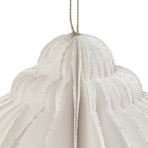 položky Medová guľa Vianočná guľa papierová biela FSC Ø15cm V20cm